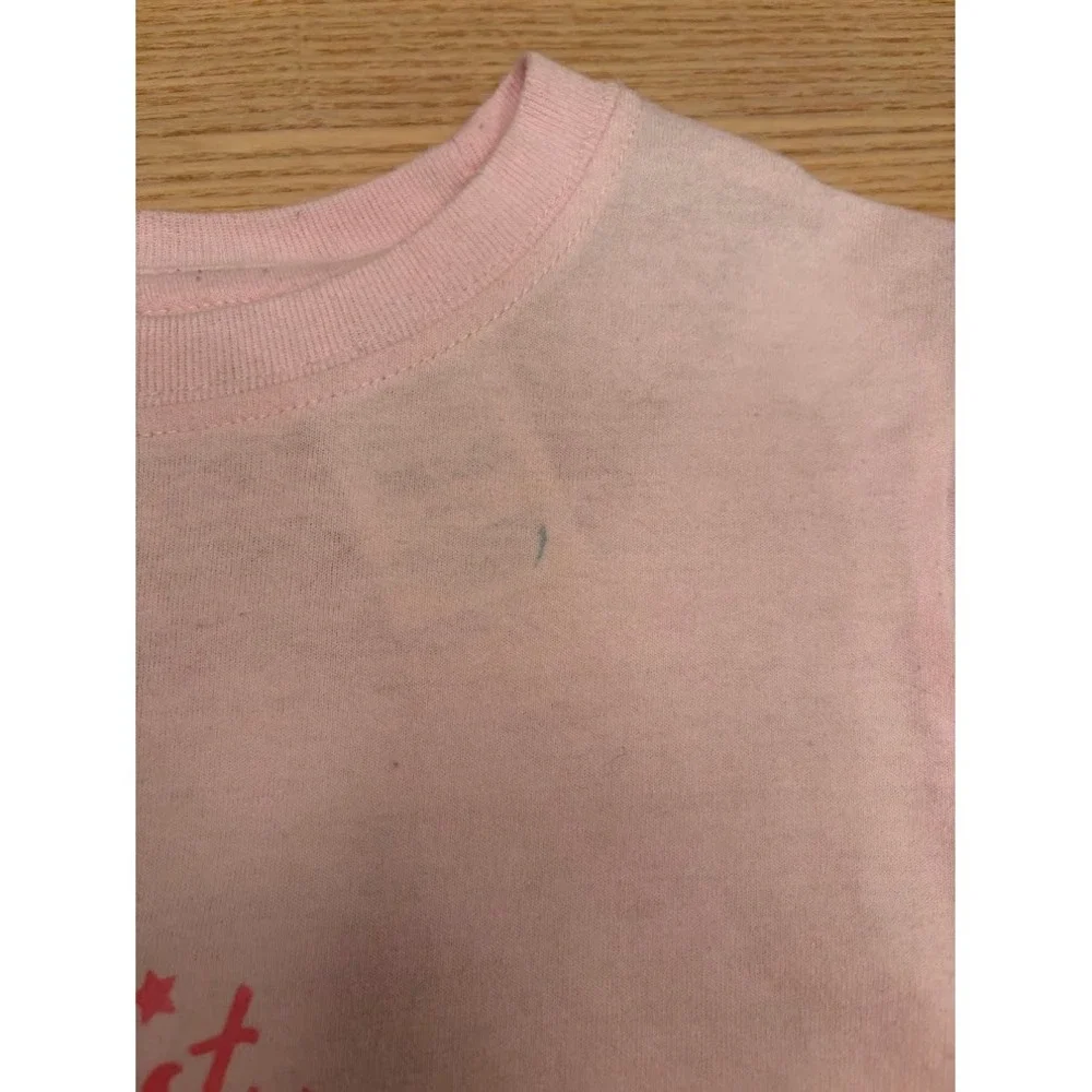 Barbie Girls Chalk Pink Not My First Rodeo Graphic T-Shirt XS 4/5 1BP104ABGSC